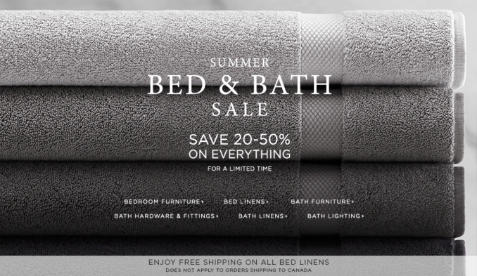 Summer Bed & Bath Event