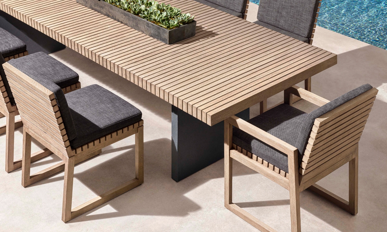 Modern Minimalism. The Caicos & Maya Outdoor Collections. Restoration