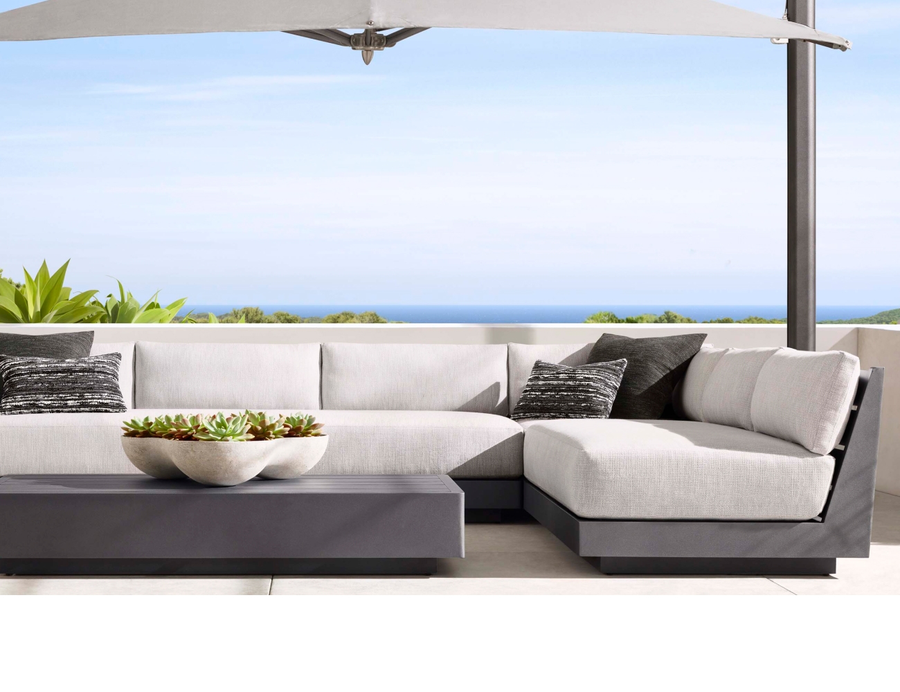 Modern Minimalism. The Caicos & Maya Outdoor Collections. Restoration