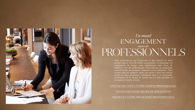 by dmitriy & co by jan te lintello san francisco We recognize that the ultimate expression of our product requires the vision of incredible talent. To honor the design community, we are redefining how we partner with professionals. We are introducing an exclusive program for Interior Designers and Architects. We want to support the world’s best talent to build their canvases using our platform, creating a symbiotic ecosystem where design mastery is both accessible and rewarded at every level.