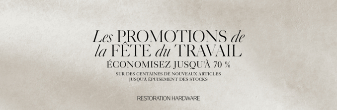 Les membres RH économisent jusqu’à 70 % les promotions de printemps Bientôt la fin
