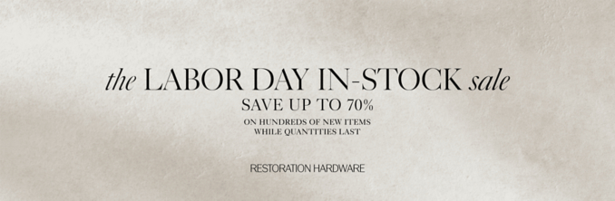 RH members save up to 70% the end of year sale the spring sale Final Day