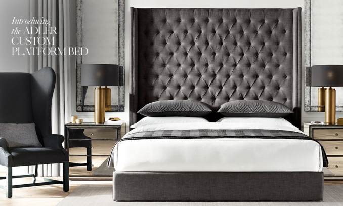 Upholstered Bed Collections RH