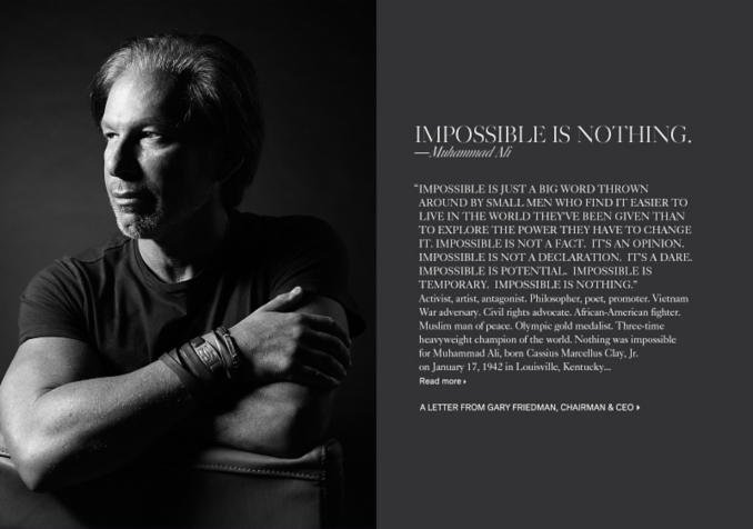 Carpe Diem - A Letter from Gary Friedman, Chairman &amp; CEO