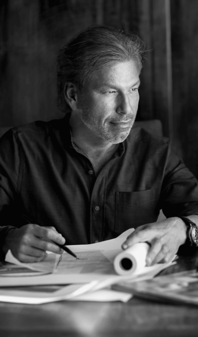 Shot of Gary Friedman penning a letter