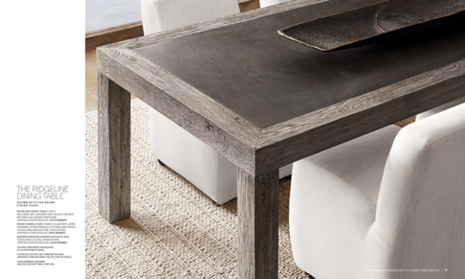 shop Ridgeline Grey Rectangular Dining