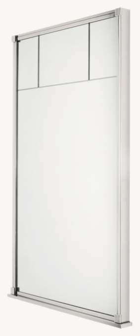 Waterworks Camden Metal Wall-Mounted Rectangular Mirror 