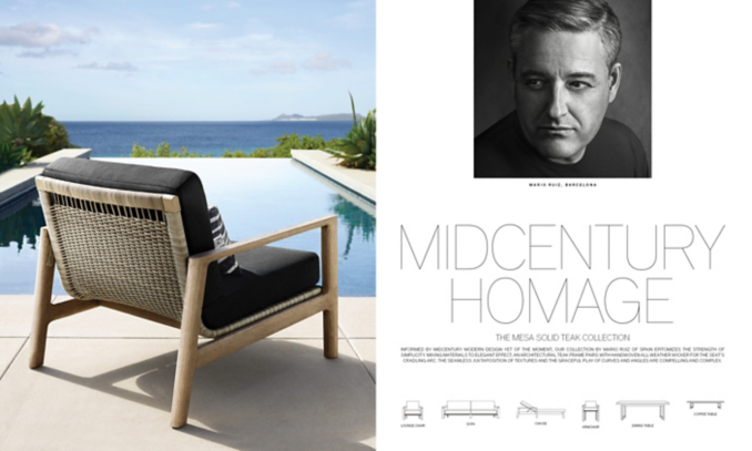 shop Mesa Teak Intro