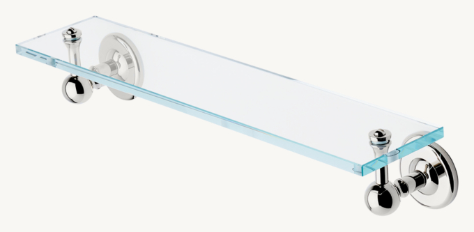 Waterworks Regulator 18\" Glass Shelf