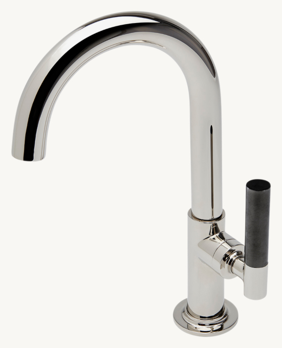 Waterworks Bond Tandem Series One-Hole Lavatory Faucet With Two-Tone Lever Handle