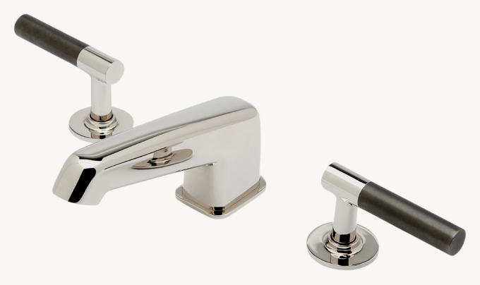 Waterworks Bond Tandem Series Lavatory Faucet With Two-Tone Lever Handles