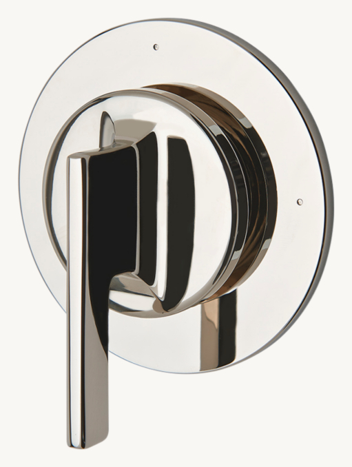 Waterworks Formwork Two-Way Diverter Valve Trim For Pressure-Balance System With Metal Lever Handle 