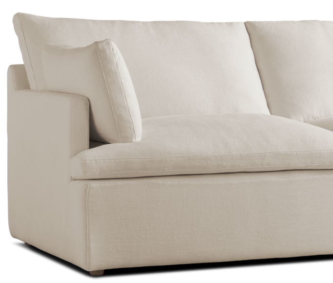 Restoration hardware deals white cloud couch