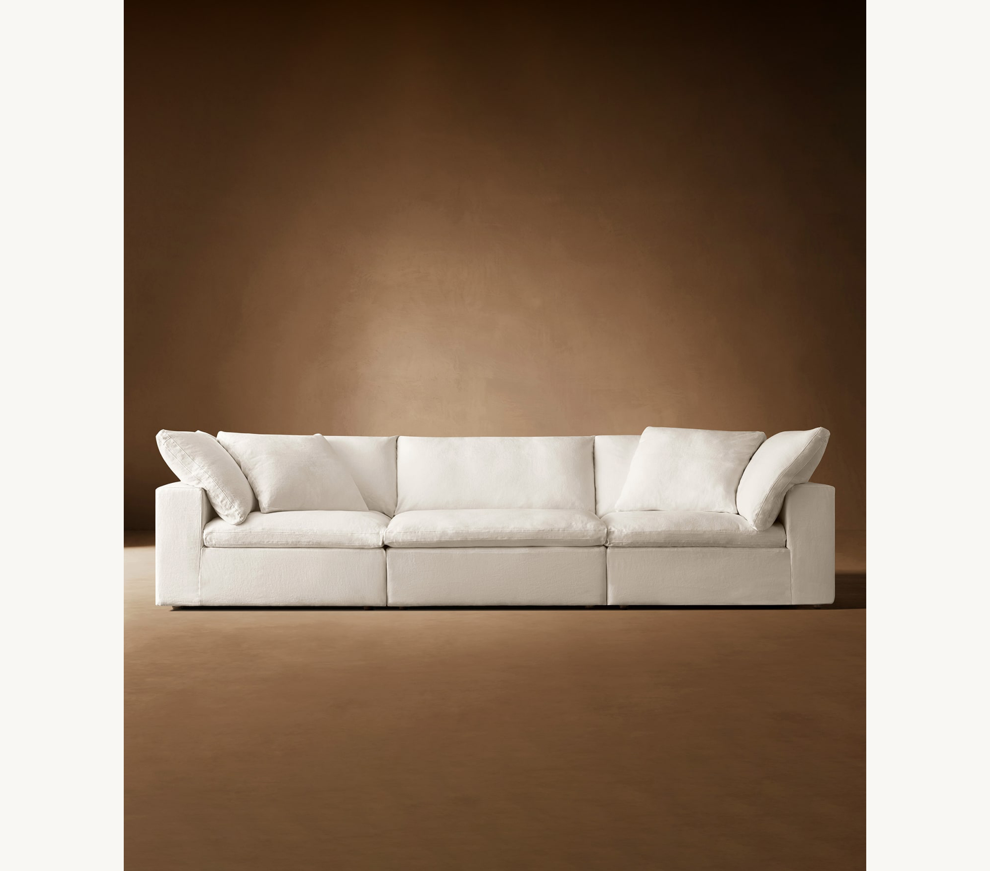 Pillow couch 2024 restoration hardware