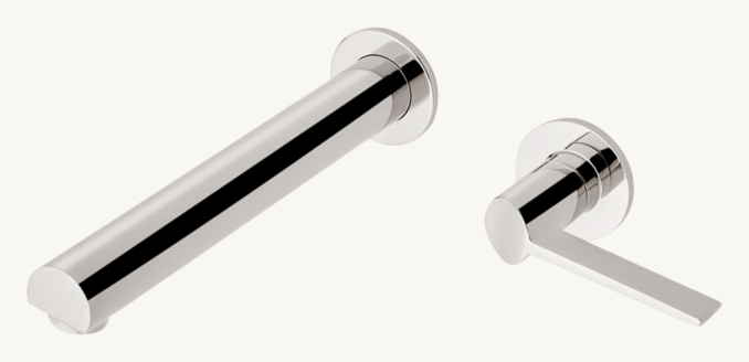 Waterworks Finot Wall-Mounted Lavatory With Single Slope Handle 