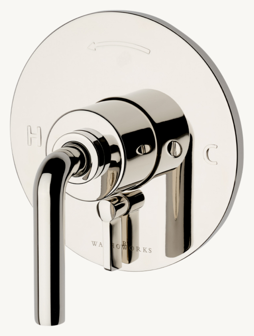 Waterworks Flyte Pressure Balance With Diverter Trim With Lever Handle 
