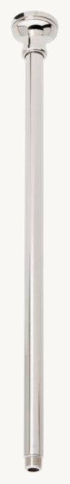 Waterworks Universal Classic 24\" Ceiling-Mounted Shower Arm With High-Profile Flange