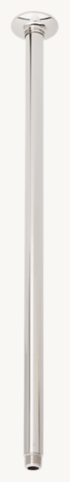 Waterworks Universal Transitional 24\" Ceiling-Mounted Shower Arm With Flange