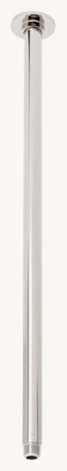 Waterworks Universal Modern 24\" Ceiling-Mounted Shower Arm With Flange