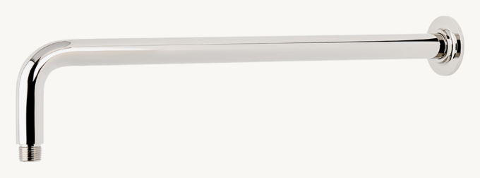 Waterworks Bond 18\" Wall-Mounted 90-Degree Shower Arm With Flange