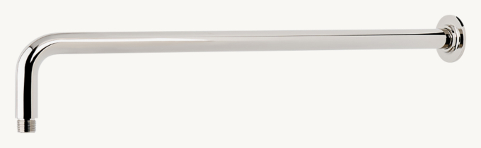 Waterworks Bond 22\" Wall-Mounted 90-Degree Shower Arm With Flange
