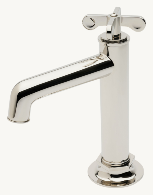 Waterworks Henry One-Hole Lavatory Faucet With Cross Handle