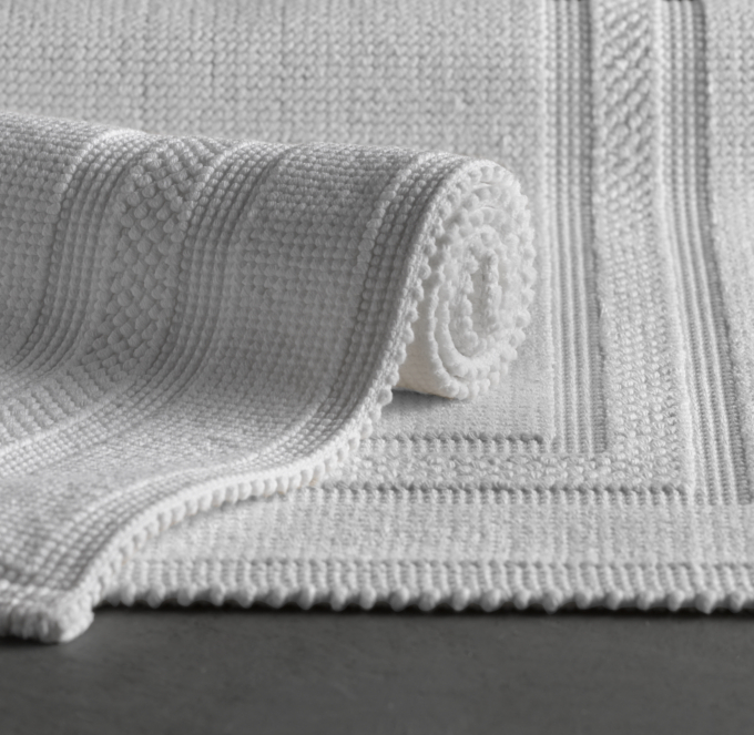 woven bath mat