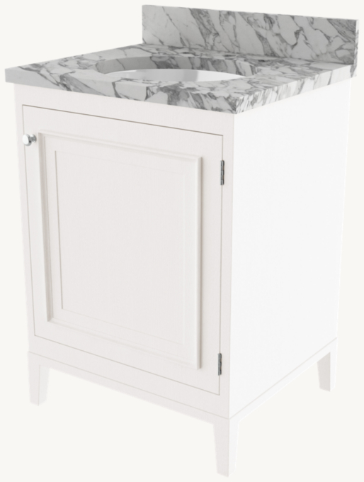 Waterworks Belden Single Vanity With Tapered Legs