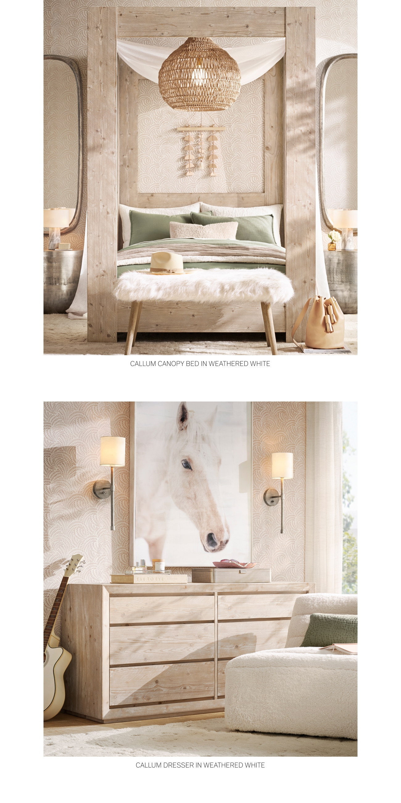 The Callum Collection in HandFinished Weathered Wood Restoration