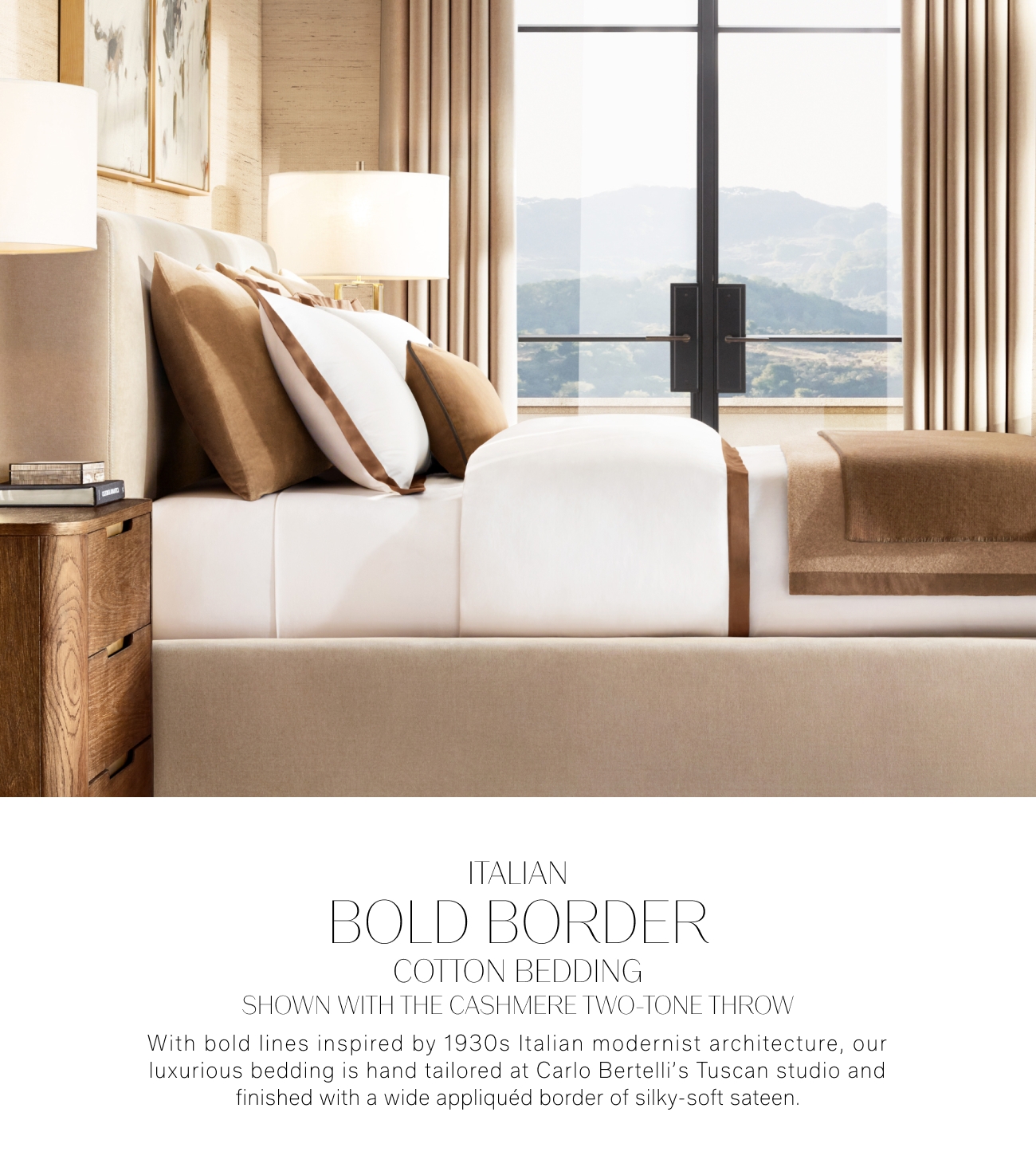 Explore the Finest Italian Bedding & Luxe Cashmere Throws Restoration