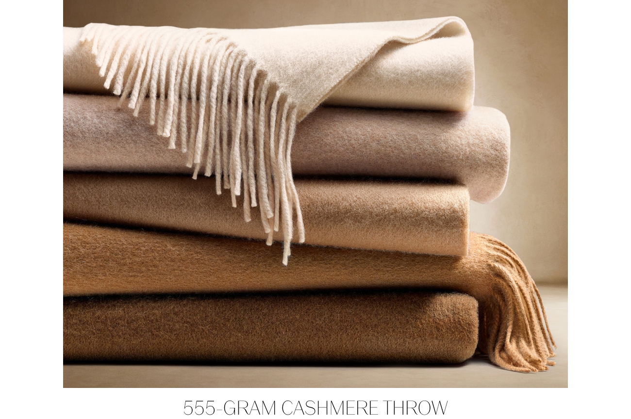 Explore the Finest Italian Bedding & Luxe Cashmere Throws Restoration