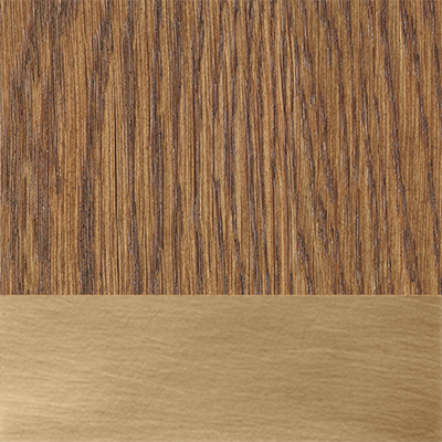 Coffee Oak/ Satin Aged Brass 