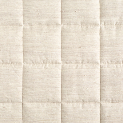 Raw Silk Box-Stitch Sham | RH display picture 1