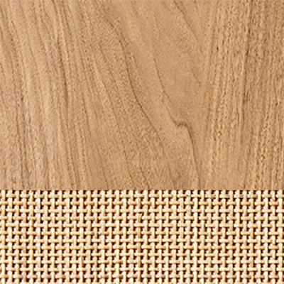 Blond Walnut/ Cane 