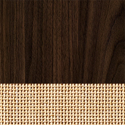 Espresso Walnut/ Cane 