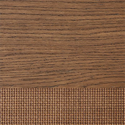 Brown Oak/Cane 