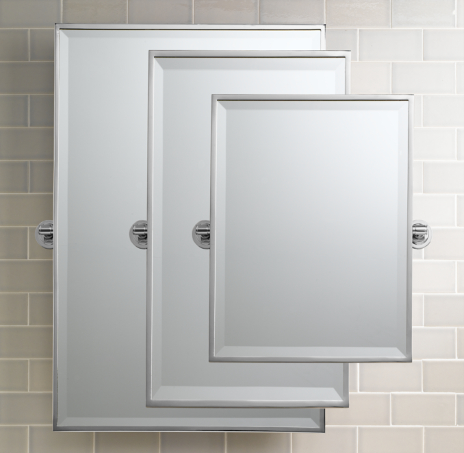 Asbury 20" Square Pivot Mirror