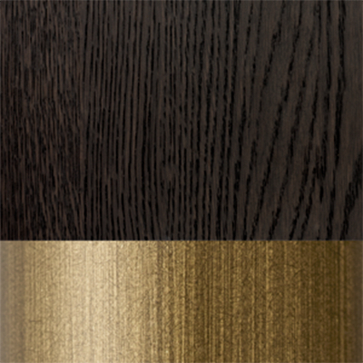 Black Oak/Brass