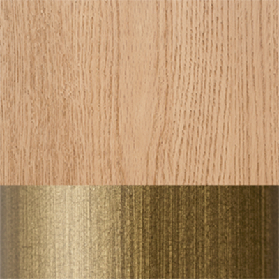 Light Oak/Brass