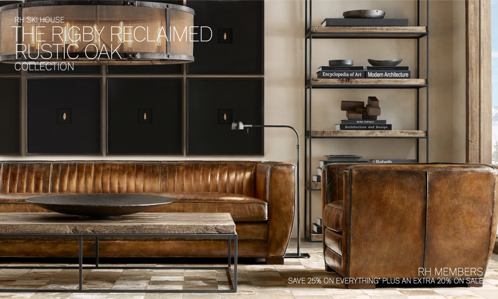 The Rigby Reclaimed Rustic Oak Collection RH