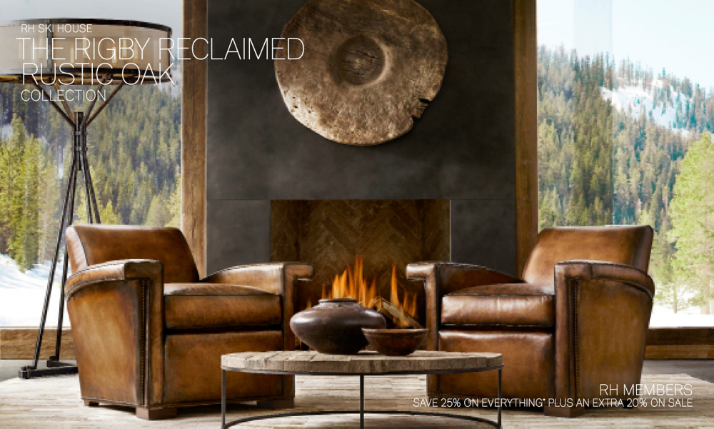 The Rigby Reclaimed Rustic Oak Collection RH