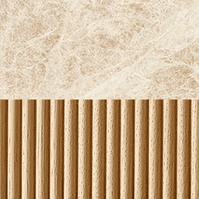 Light Oak/ Crema Emperador Marble 