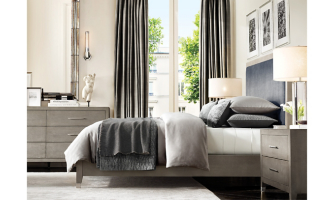 shop Graydon Velvet Bedroom