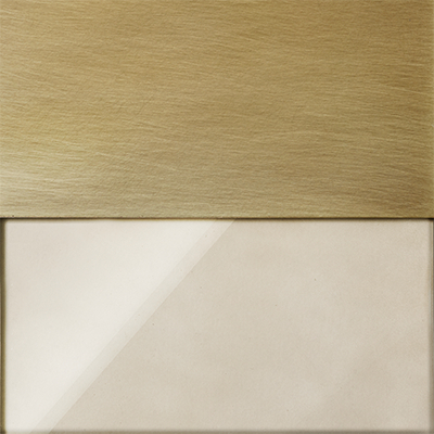 Lacquered Burnished Brass/Smoke Glass 