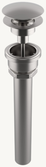 Waterworks Universal Push-Touch Lavatory Drain