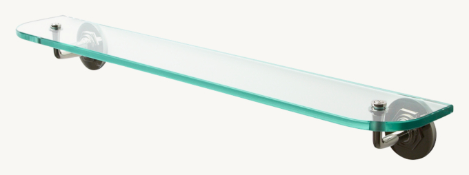 Waterworks Henry 24\" Glass Shelf