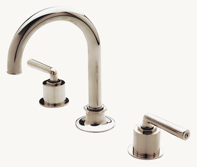 Waterworks Henry Gooseneck Lavatory Faucet With Lever Handles