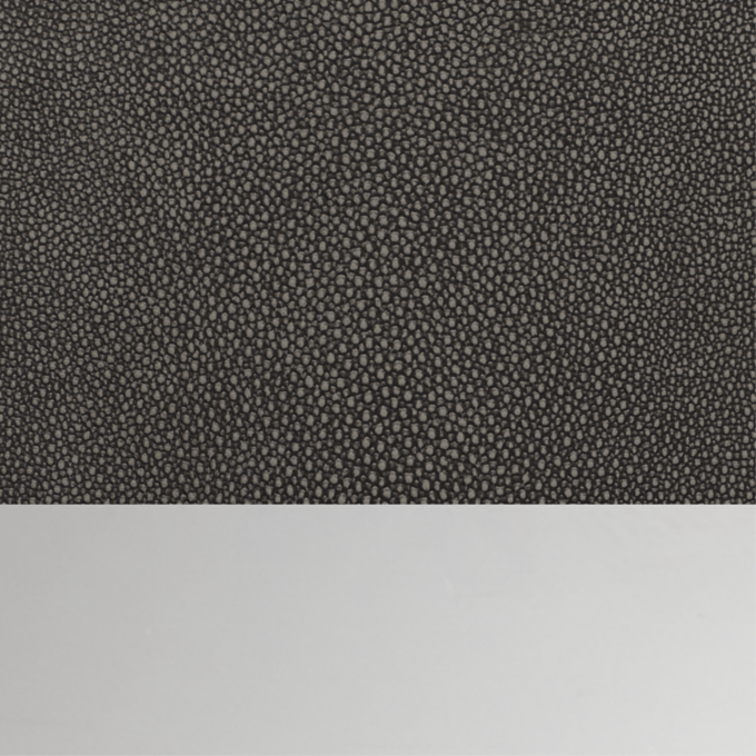 Smoke Shagreen/ Polished Stainless Steel 