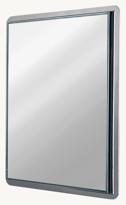 Waterworks Formwork Wall-Mounted Stationary Mirror 