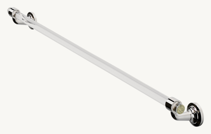 Waterworks Opus 24\" Single Crystal Towel Bar